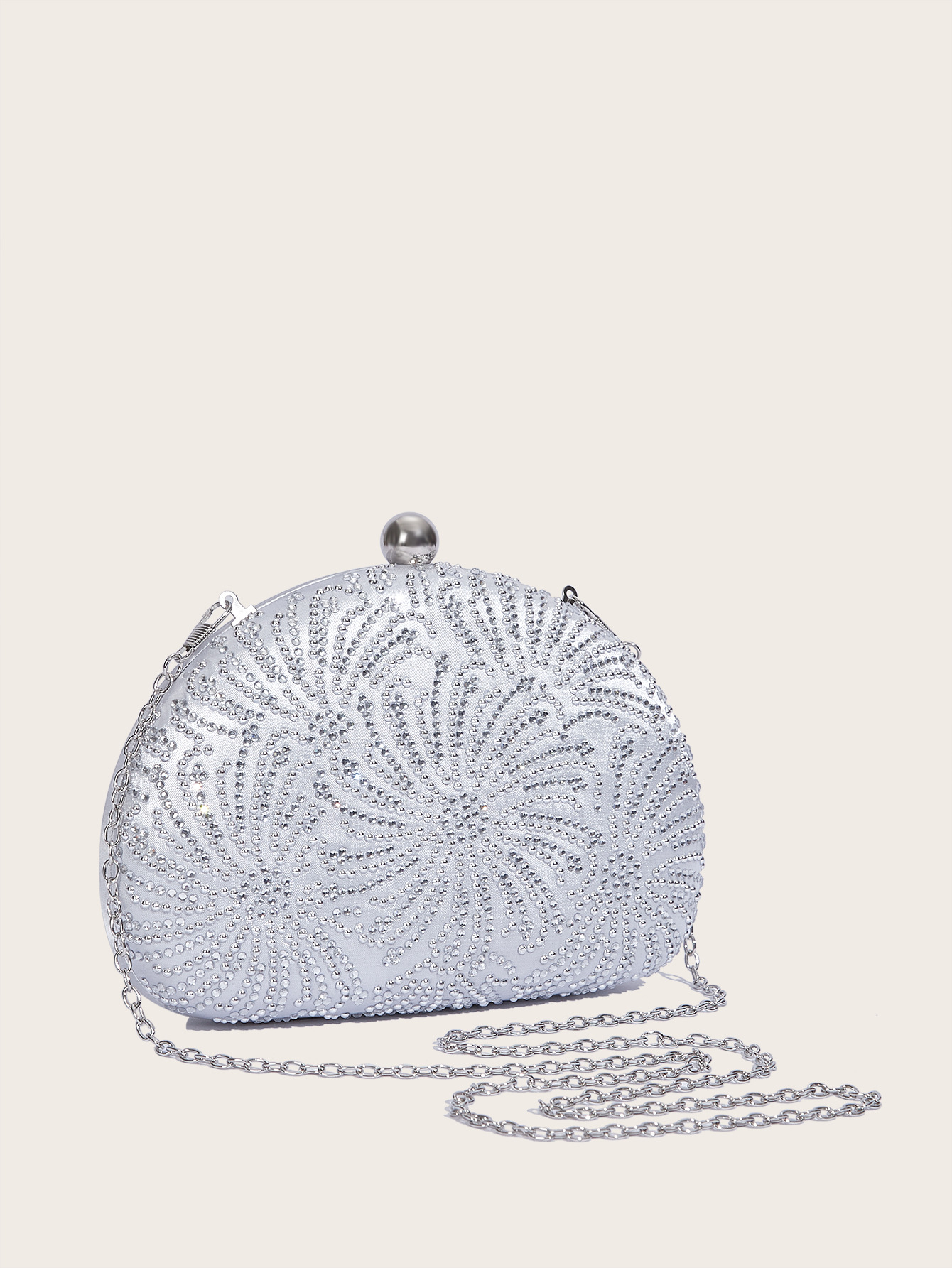 Borsa a tracolla con catena elegante da sera, da sposa e da ballo_voghion.com