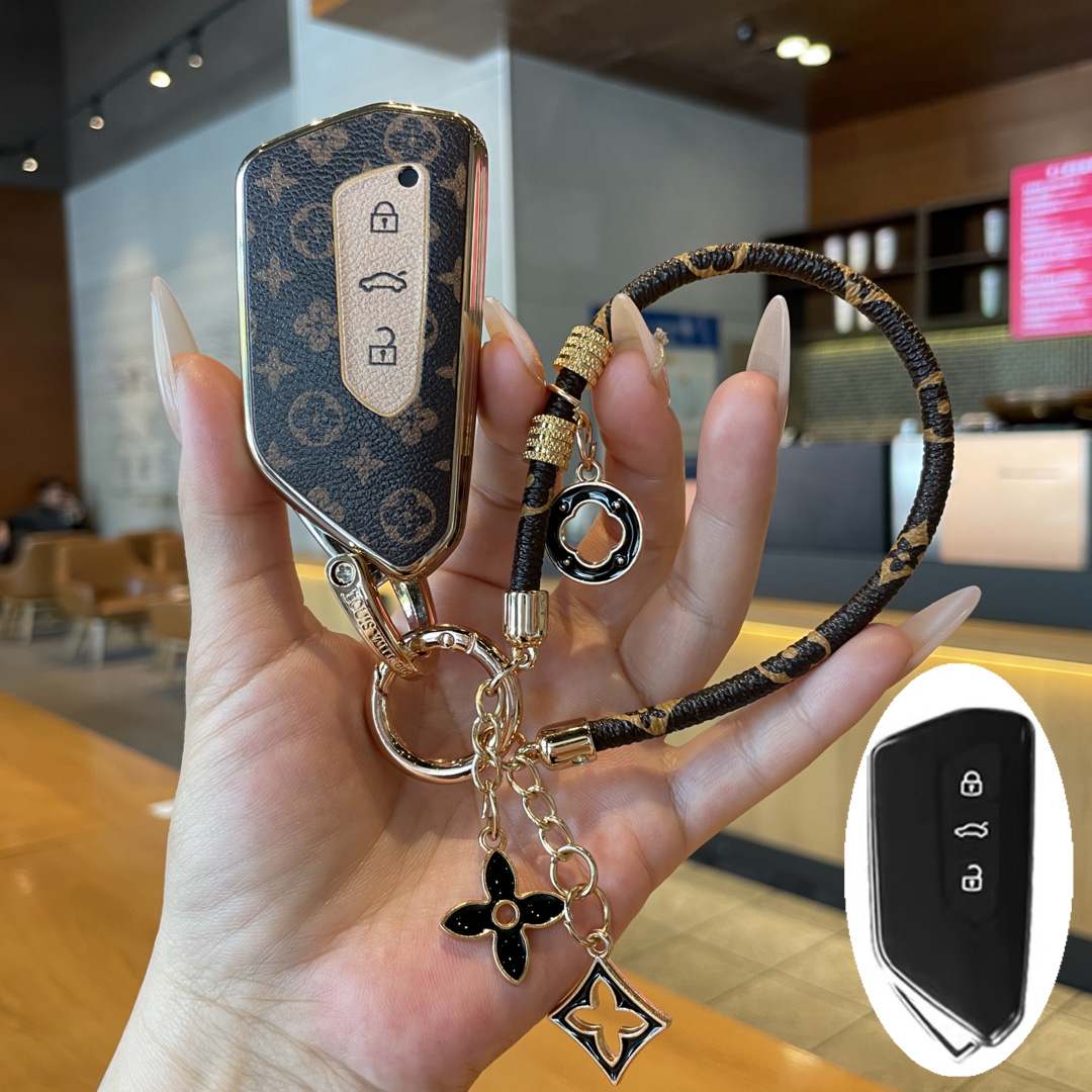 Suitable for Volkswagen Cc Key Cover, Tavendor X Folding Premium Key Case, T-Roc, T-Cross, Stylish Tiguan, Passat, Lavida