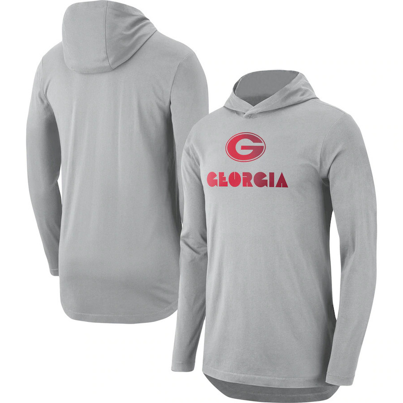 Foreign Trade Men's Ncaa American University League T-Shirt Cross-Border American Sports Training Clothing Hooded Long-Sleeved T-Shirt