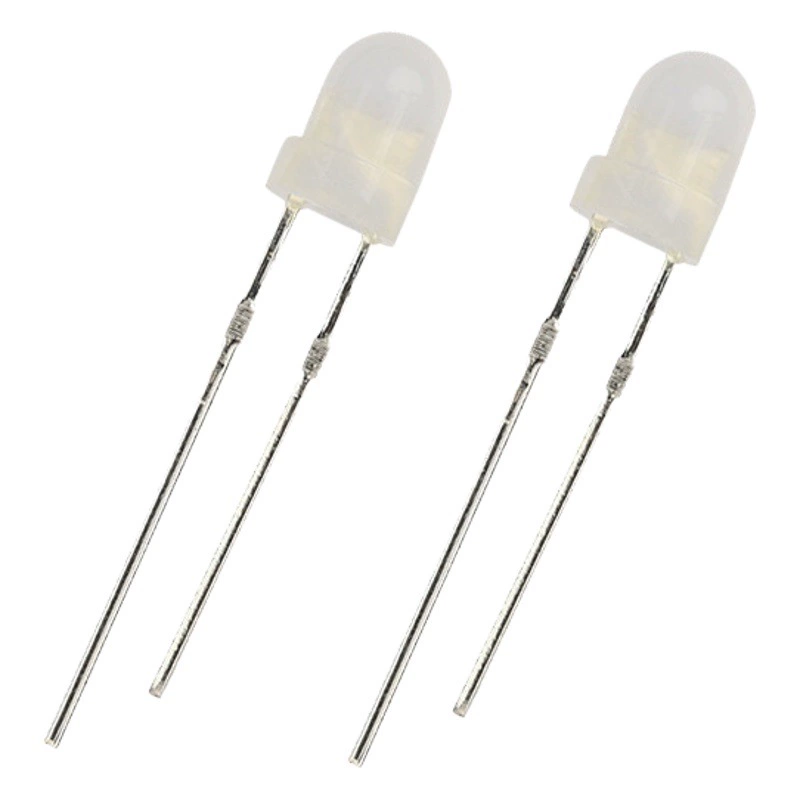 Светодиод SMD 4 мм, ультраяркий, с круглой головкой, белый свет, термостойкий, для подключения, для мелкой бытовой техники и индикаторных ламп.