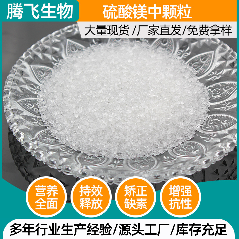 无水硫酸镁颗粒元素水溶肥料 复合肥氮肥用无水硫酸镁 晶体硫酸镁