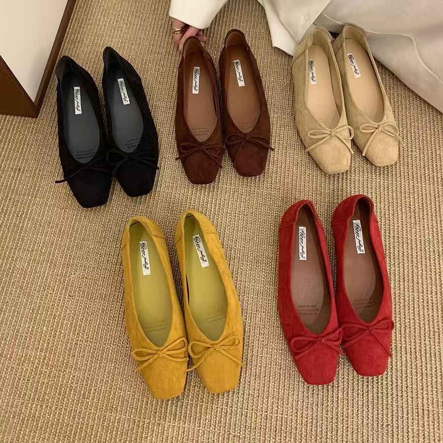 Francia ligera diaria suave ventana plana zapatos de una sola pie de verano 2026 zapatos con una falda mary-zhen