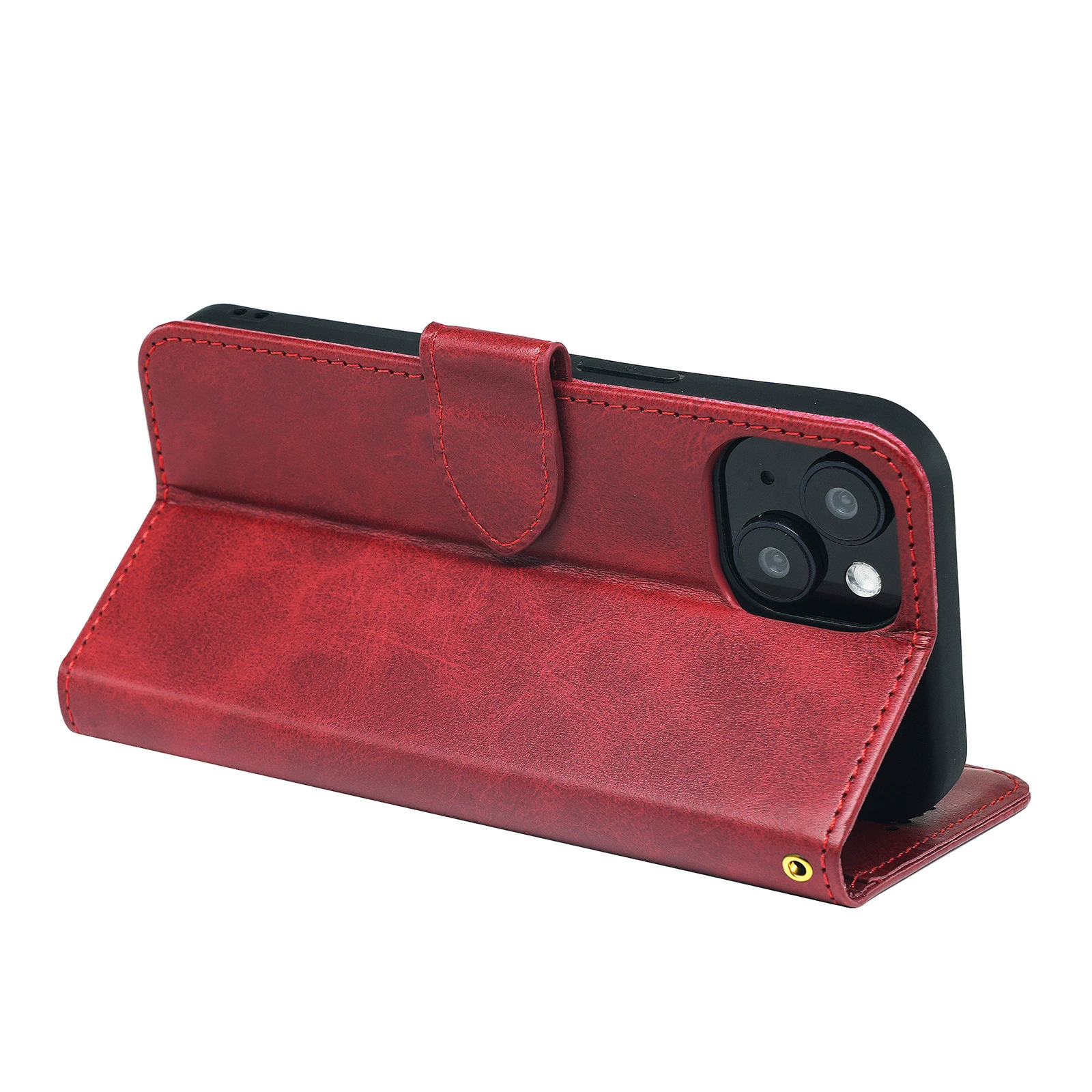 Чехол для Apple iPhone 16/14 из телячьей кожи, фоторамка, кожаный чехол для телефона, магнитный чехол для Apple 15, 13 кросс-бордер