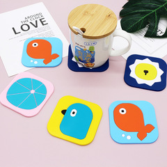 Cartoon coasters insulation mats cartoon creative placemats Nordic style tea coasters mug coasters glass coasters direct sales