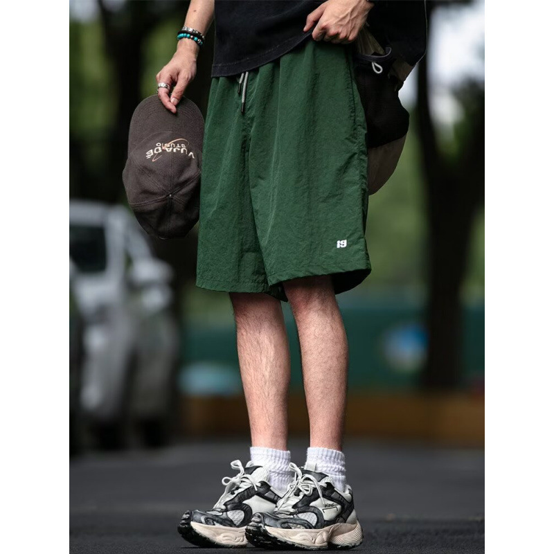 Japanese Retro Outdoor Embroidered Shorts for Men and Women, Summer Lightweight Breathable Loose Casual Cool Beach Shorts Japanese Retro Outdoor Embroidered Shorts for Men and Women, Summer Lightweight Breathable Loose Casual Cool Beach Shorts