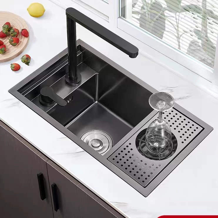 Скрытая чашка Waterfare Sink 304 нержавеющая сталь раковина кофейня остров мини одна slim одна Silee раковина раковина