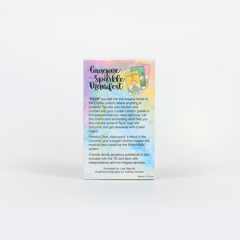 Unicorn Tarot Crystal Board Game For Parties And Game Night_voghion.com