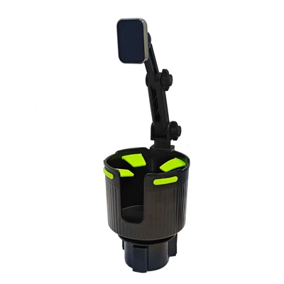 Holder Magnetic Car Mobile Phone – Car cup holder/beverage holder - green-car-large-cup-holder-square-head-mobile-phone-holder