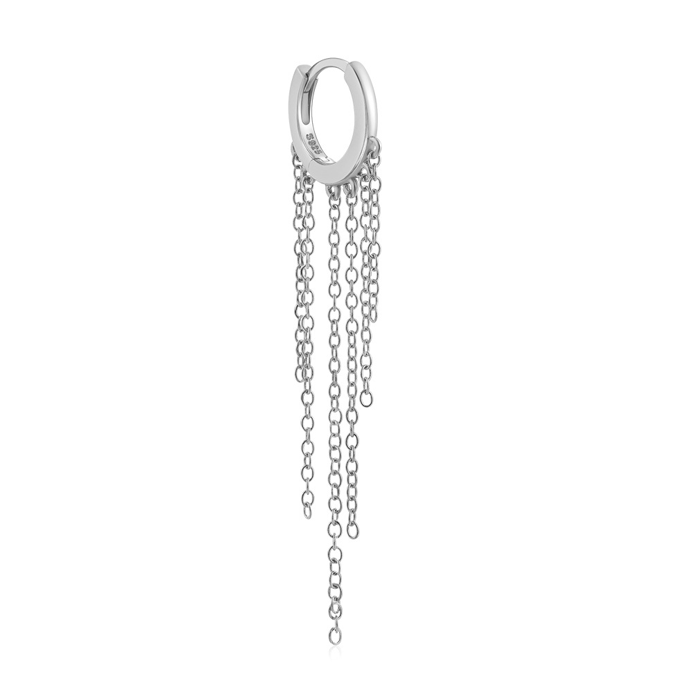 Geometric Pattern Women'S Gender 1 Piece 925 Sterling Silver Geometric Earrings