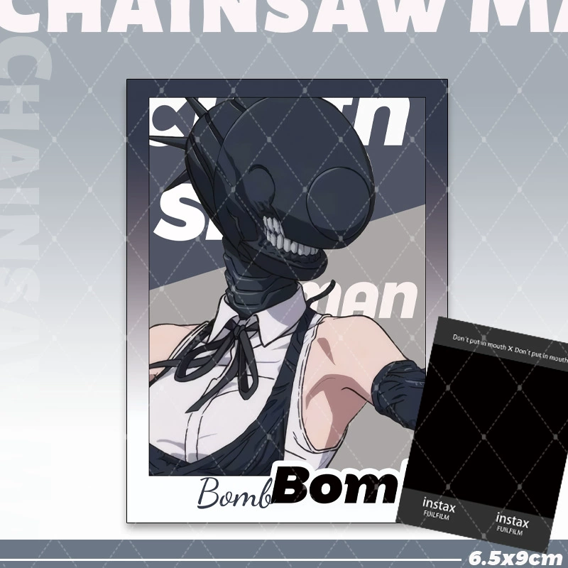 Chainsaw Man Театральное издание Reese Chapter Makima Pavarese Angel Demon Peripheral Polaroid Collection Photo Card