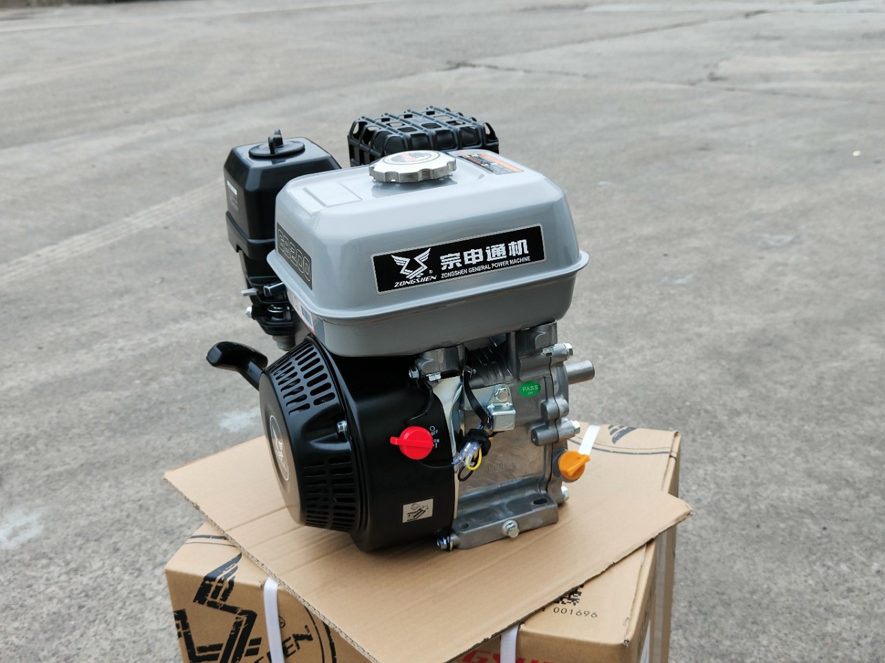 Chongqing Zongshen GB200F Gasoline Engine 168 Water Pump Marine Power 7 HP Flat Key Spray Spray Slurry