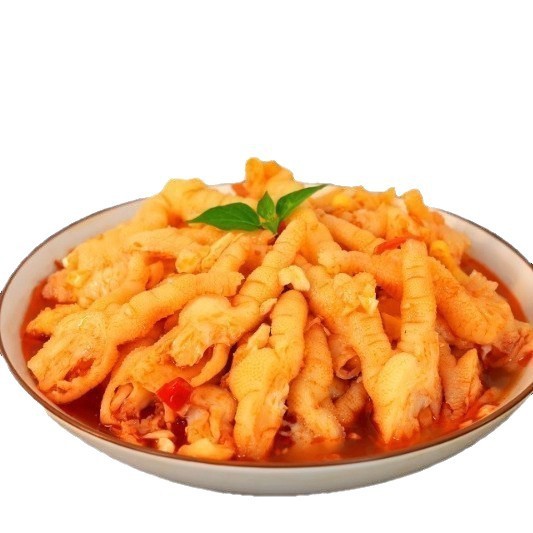 脆爽无骨鸡爪蒜香酸辣泡椒去骨凤爪350g一袋装开袋即食|undefined
