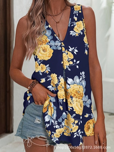 Fashionable and Elegant Women's Tank Top, Cross-border Women's Summer New Style Fashion and Versatile