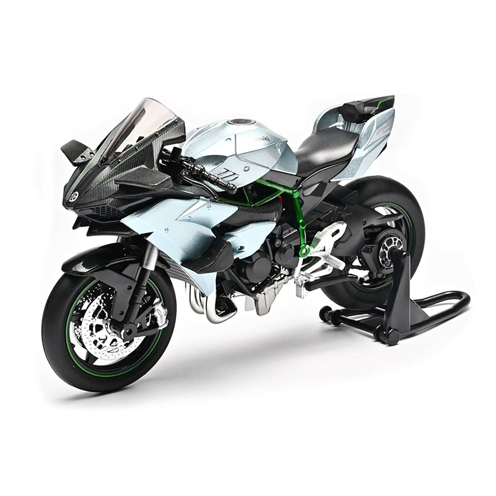 Modelo de motocicleta de aleación 1:12, motocicleta Chuanqi, simulación de amortiguador, dirección, coche de juguete para niños, caja ciega transfronteriza, dropshipping