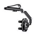 Car phone holder phone bracket buckle stable car does - second-generation-black-gray