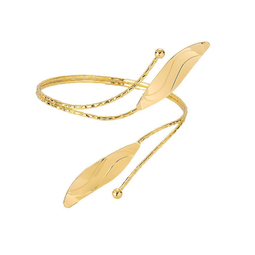 Minimalist Double Layered Cross Matte Open Bracelet For Women_voghion.com