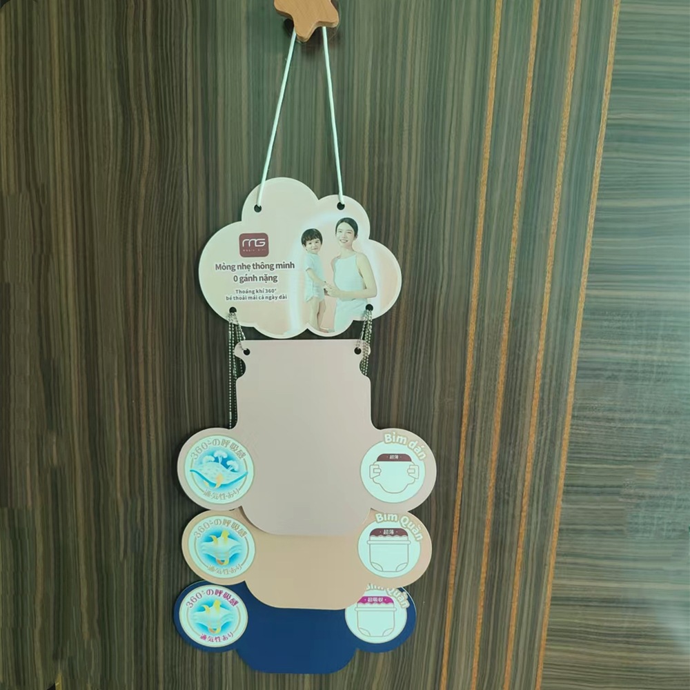 Soporte de Exhibición para Pañales de Cartón para Tiendas y Exposiciones
