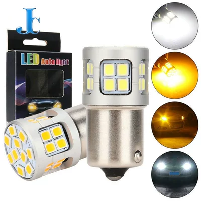 Avtomobil LED Dönüş Siqnalı 2835 30 İşıq Gündüz 1156 1157 Motosiklet Stop 12V-80V