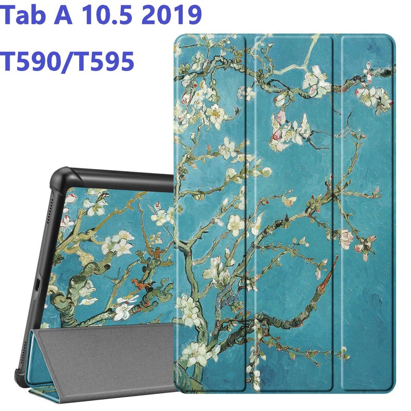 For Samsung Tab A 10.5 T590 T595 Holster Holster Painted Tablet Case