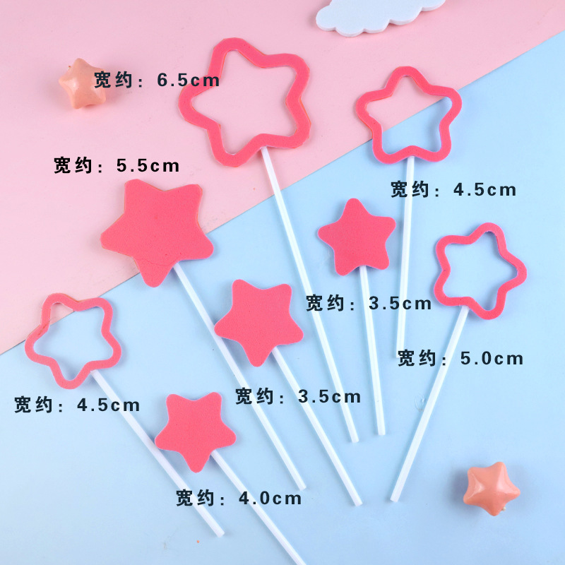 Set de 8 piezas EVA hueco penta-rojo 10 sets