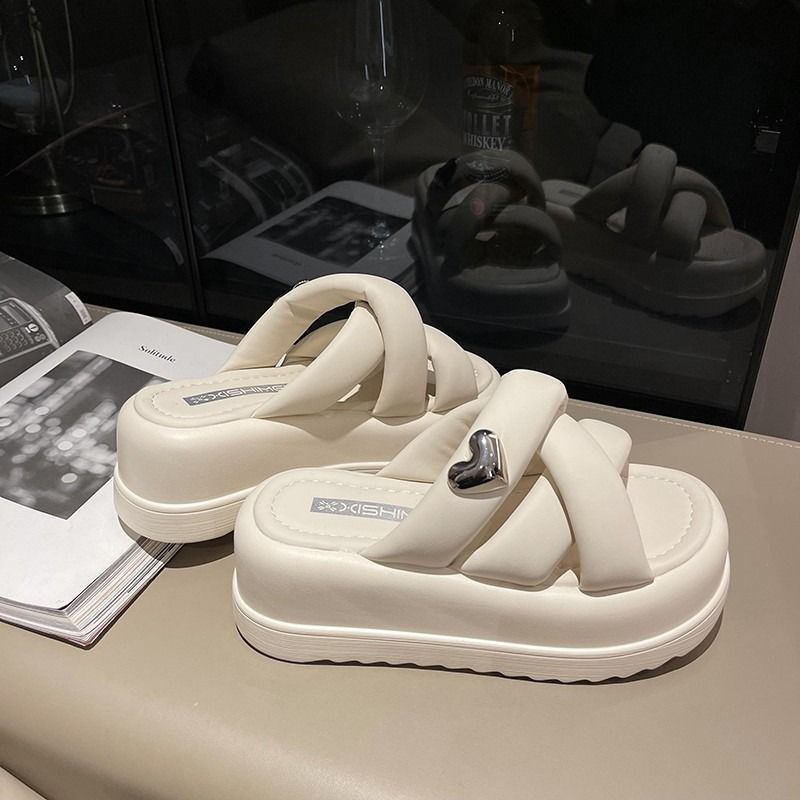 Pantofole da donna da donna per esterni in gomma imbottite_voghion.com