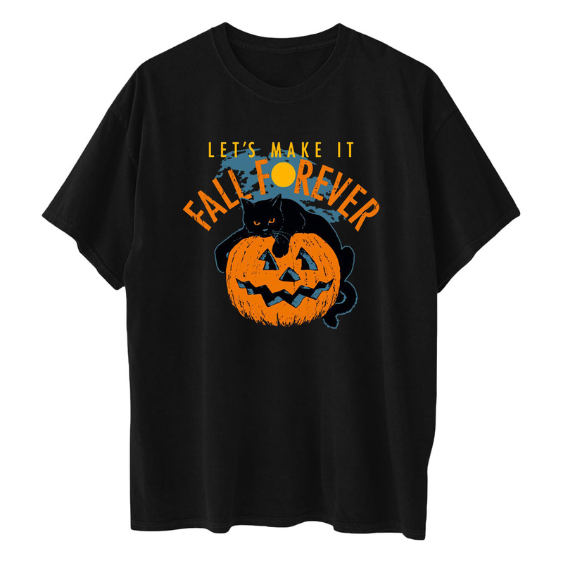 Halloween T-Shirts with Dropped Shoulders Are in Stock and Ready for Quick Delivery