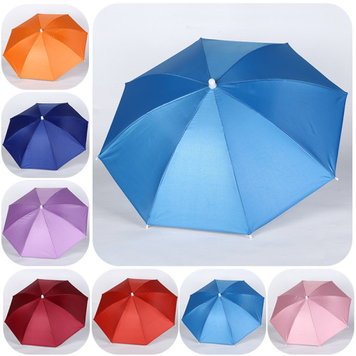 Fishing Umbrella Hat, Dual-Wear Hat Umbrella, Sun and Rain Protection Fishing Hat, Outdoor Fishing Windproof Head Umbrella Hat