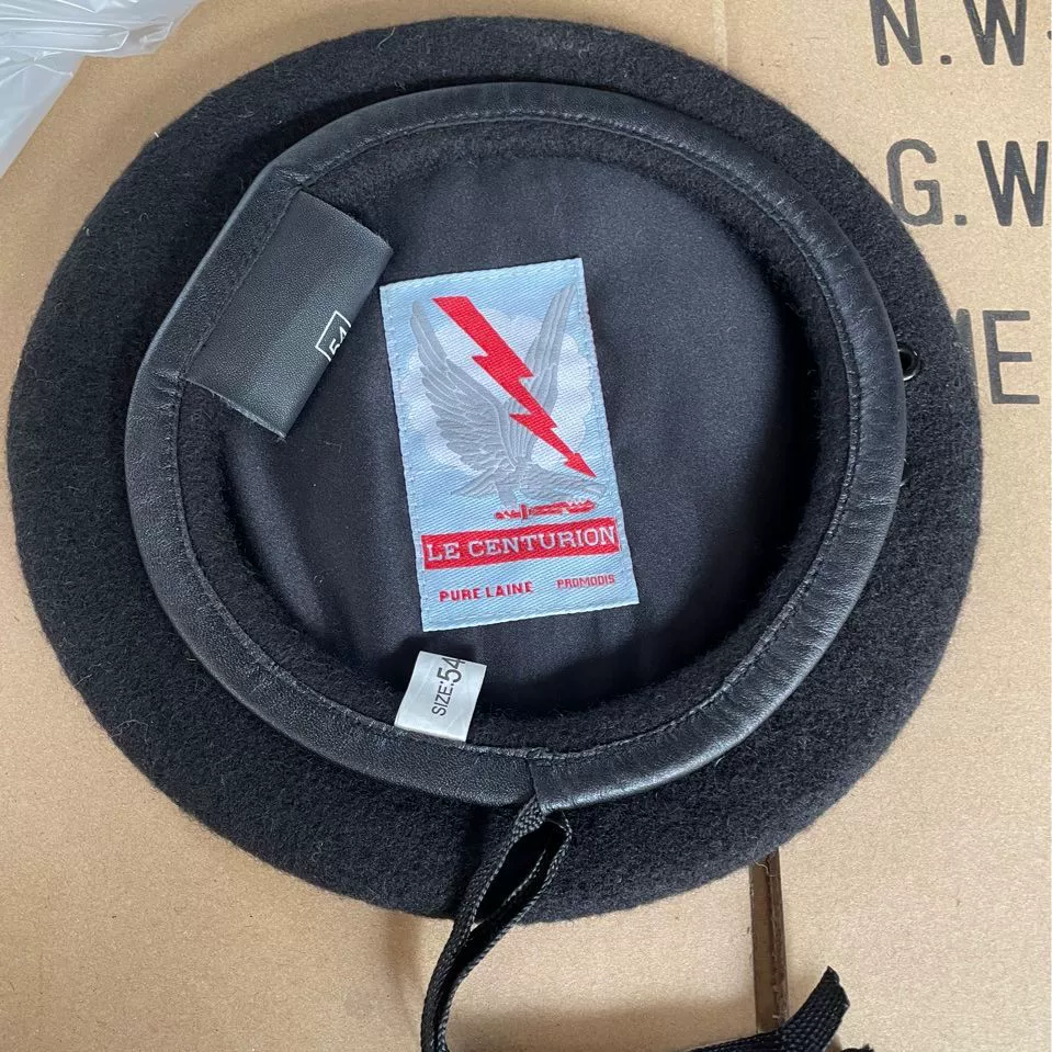 Шерсть Берет Военные Берет Обработка Кашемир Берет Военная Кепка Кожаный Берет