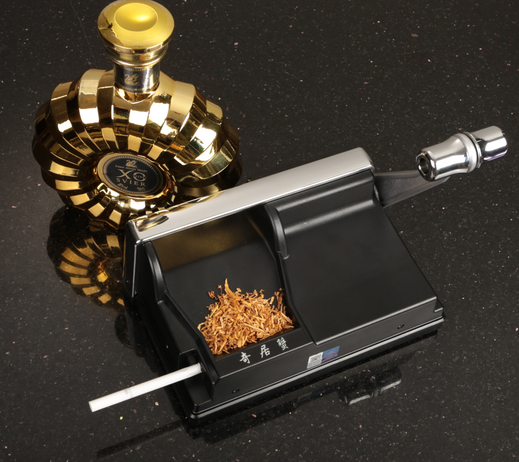 Máquina de cigarrillos de presión inferior del brazo de Mantis del cangrejo QiJu 8.0-6.5-5.5m máquina de cigarrillos de doble guía relleno de cigarrillos tirando de cigarrillos