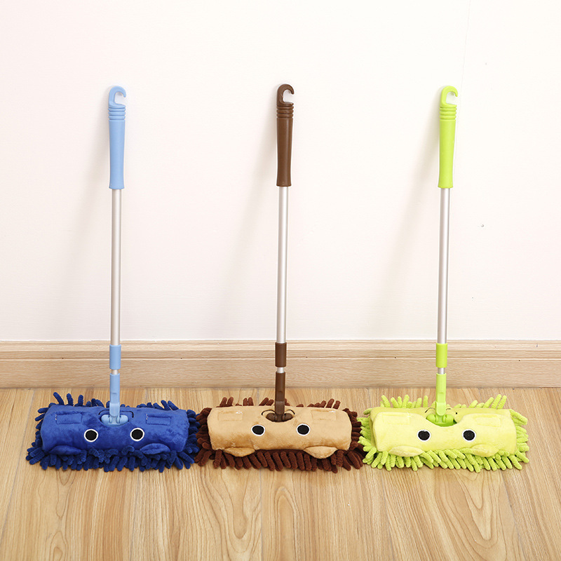 Niños escoba recogedor MOP traje mini escoba esquina limpieza bebé juego casa barrido juguete combinación