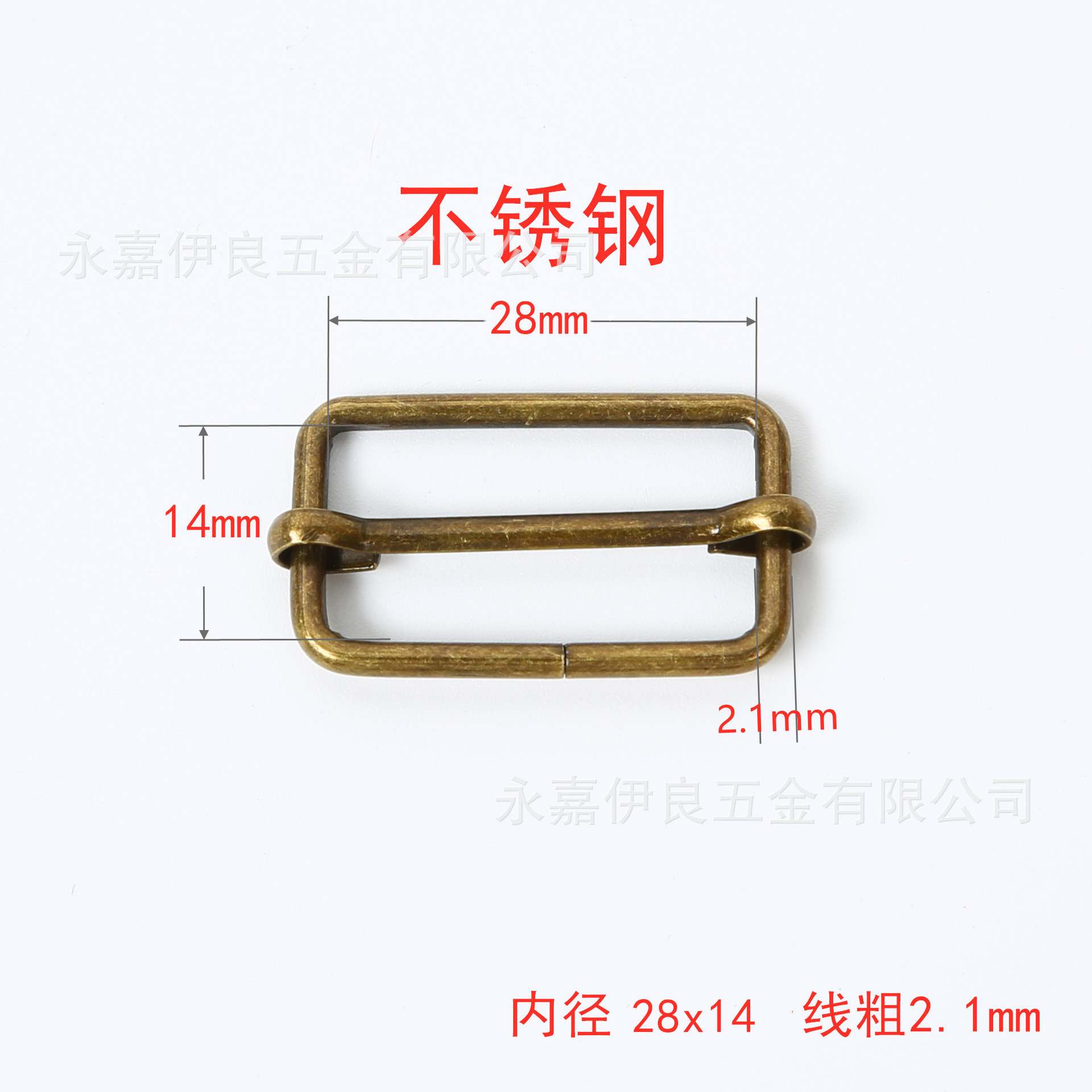 Venta directa de fábrica de hebillas metálicas en forma de D en stock, hebillas ajustables de acero inoxidable, nuevas hebillas de tracción, hebillas de tres niveles de cobre, hebillas de alambre de hierro. image 133