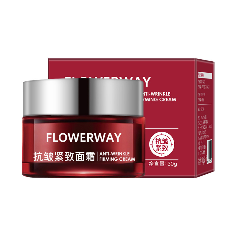 Crema Facial Antiarrrugas y Reafirmante, Hidratación y Firmeza, para Adultos