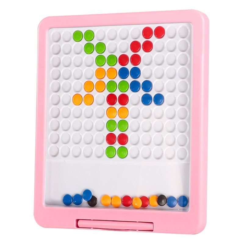 Tablero de dibujo de la pluma magnética de los niños transfronterizos ejercicio concentración imaginación pensando Ilustración rompecabezas magnético juguetes educativos