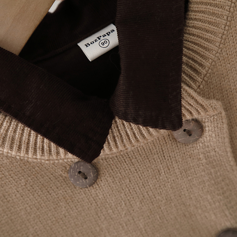 7752 Traje para niños 2025 Primavera y otoño Nuevo estilo para niños Chaleco de estilo occidental Pantalones casuales Camisa de tres piezas