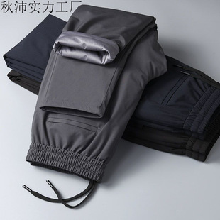 New Down Pants Straight Men's Fashion Goose Pants 90 Velvet Windproof Fishing Pants