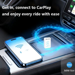 Populyar simsiz CarPlay qutusu Android 2-si 1-də adapter, plug-and-play, OTA yeniləmə