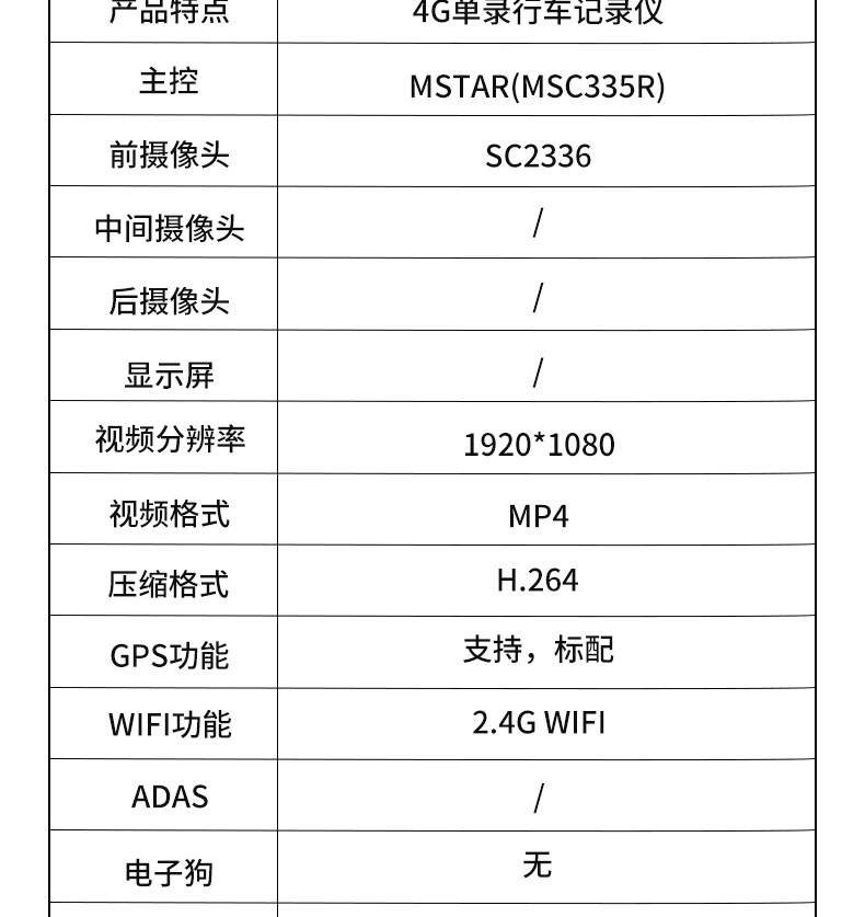 Domestic fleet 4G dashcam with high-definition remote monitoring, smart app, cloud storage, and track tracking vehicle device