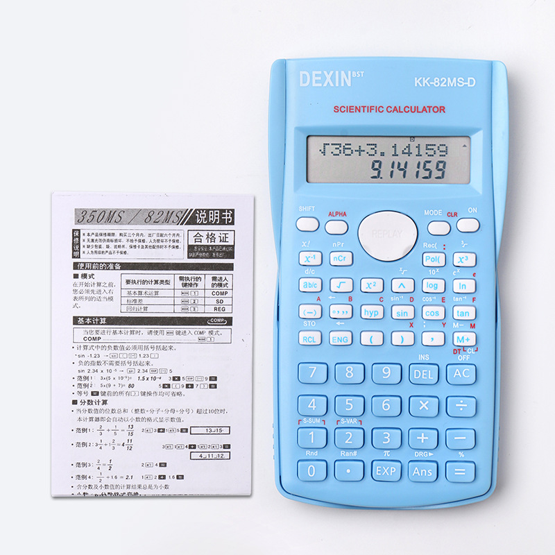 Calculadora Científica Examen de Estudiantes Especial Función de Aprendizaje de Escuela Secundaria Computación Portátil Electrónica Matemáticas