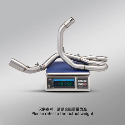 for SV650X: Stainless steel: Motorcycle exhaust pipe