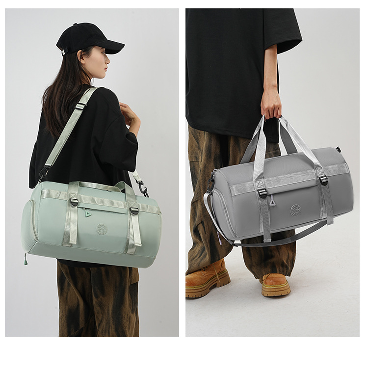 Großvolumige Reisetasche Damen Handtasche Fitnesstasche Herren Trocken-Nass-Trennung Sporttasche Reisetasche tragbar Kurztrip Geschäftsreise Tourismus