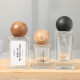 High-grade 50ml perfume separate bottle wooden cap portable glass spray 30 ml replacement bottle large capacity empty bottle