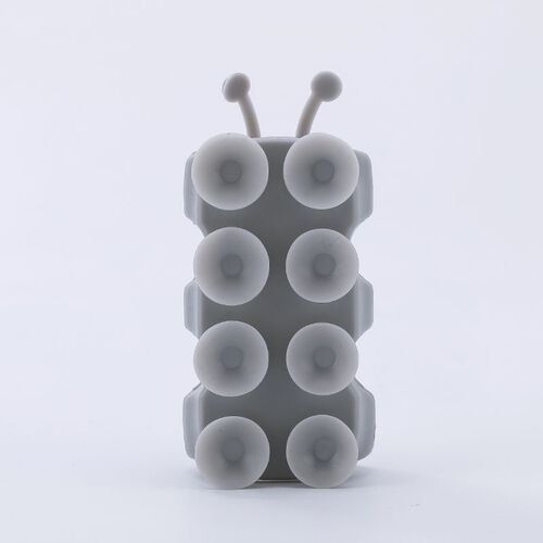 Caterpillar Silicone Shower Bracket No Punch Wholesale Suction Cup Bathroom Toilet Shower Head Card Holder