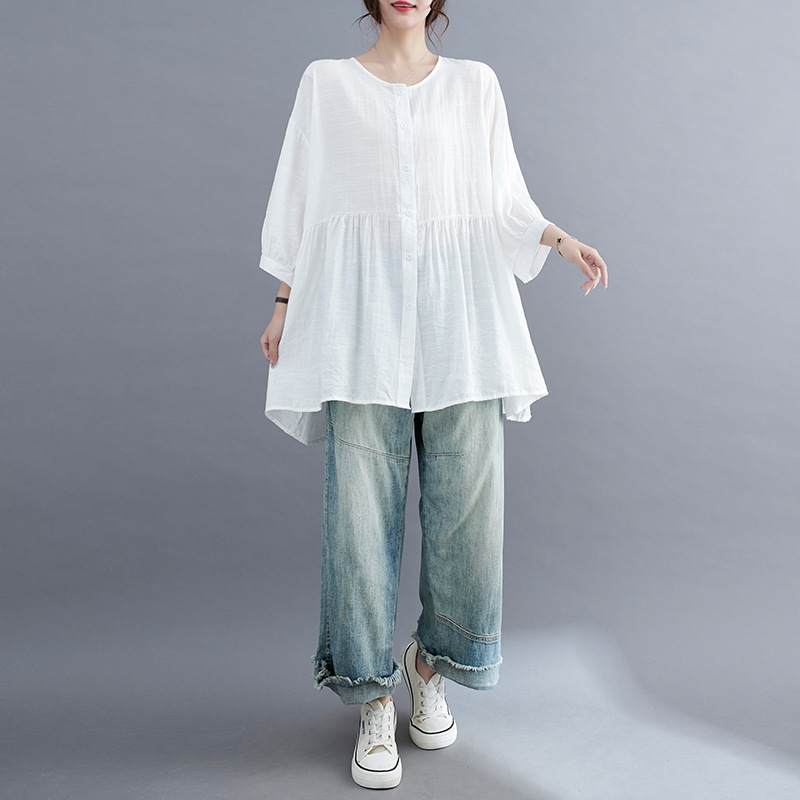  夏  F 大きいサイズ シャツ/ブラウス