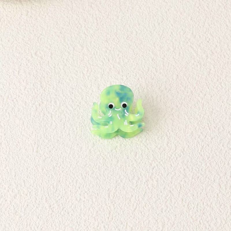 新款醋酸mini少女抓夹海洋生物八爪鱼韩版可爱百搭小号刘海夹发饰|undefined