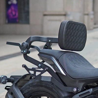 Motorcycle bumper – Benda Gingila 350ACE Bumper - canopy-style-aluminum-alloy-folding-black-backrest-tail-rack