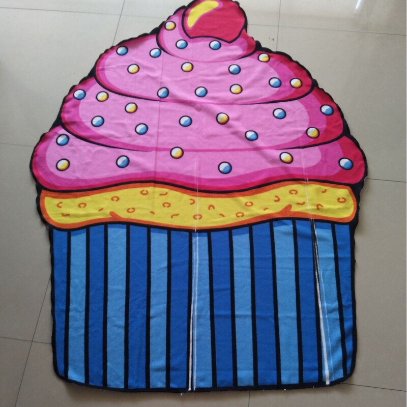 Grs Recyclable Beach Towel Special-Shaped Beach Towel Printed Towel Bath Towel Blanket