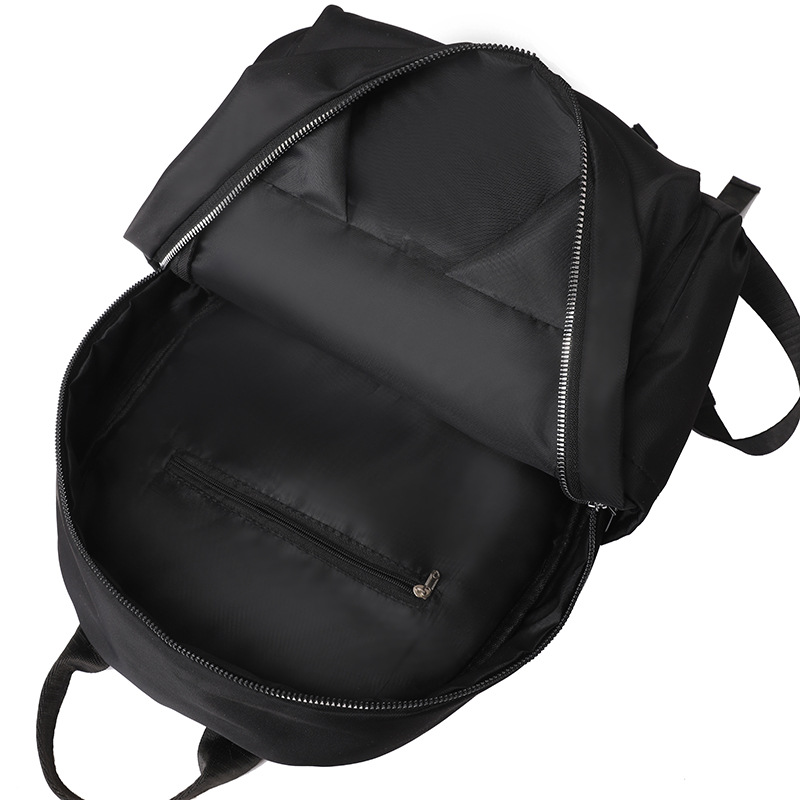 2024 nuevo estilo casual color sólido señoras gran capacidad mochila de viaje ligero al aire libre de nicho