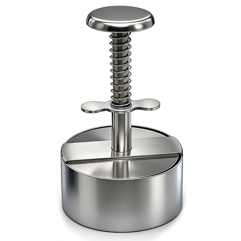 De acero inoxidable de prensa de tipo de acero hamburguesa de carne de prensa de la torta de carne molde que hace pastel de carne bola de arroz artefacto de prensa de la torta