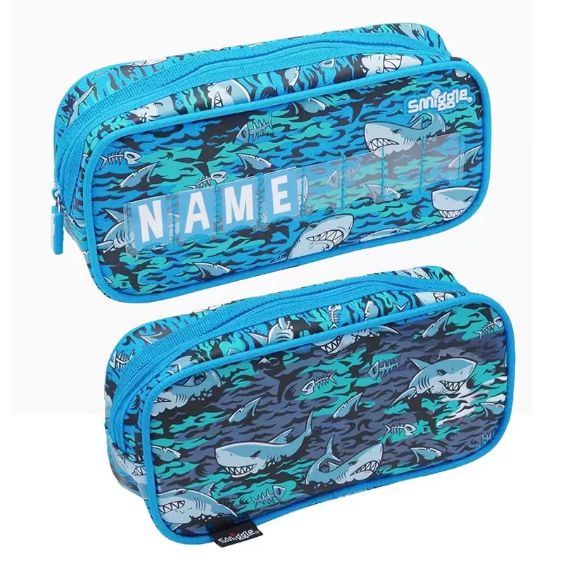 Australia mochila escolar smiggle escolares de hombro medio mochila de reducción de carga para niños mochila de tiburones de dibujos animados ocio nuevo