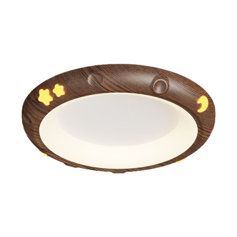 [Seleccionado cuidadosamente] Lámpara de techo de estilo antiguo, creativa redonda, restaurante minimalista moderno, espectro completo, libro de protección ocular, lámpara de habitación